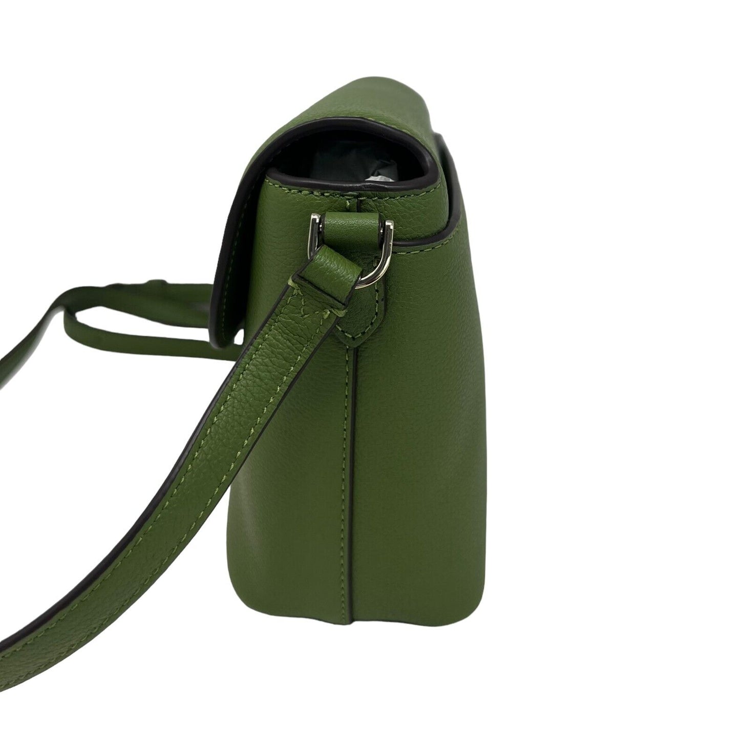 Kate Spade Emmie Flap Leather Crossbody Bag Kelp Forest K8215 $299