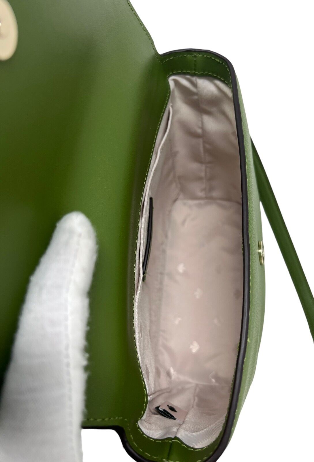 Kate Spade Emmie Flap Leather Crossbody Bag Kelp Forest K8215 $299