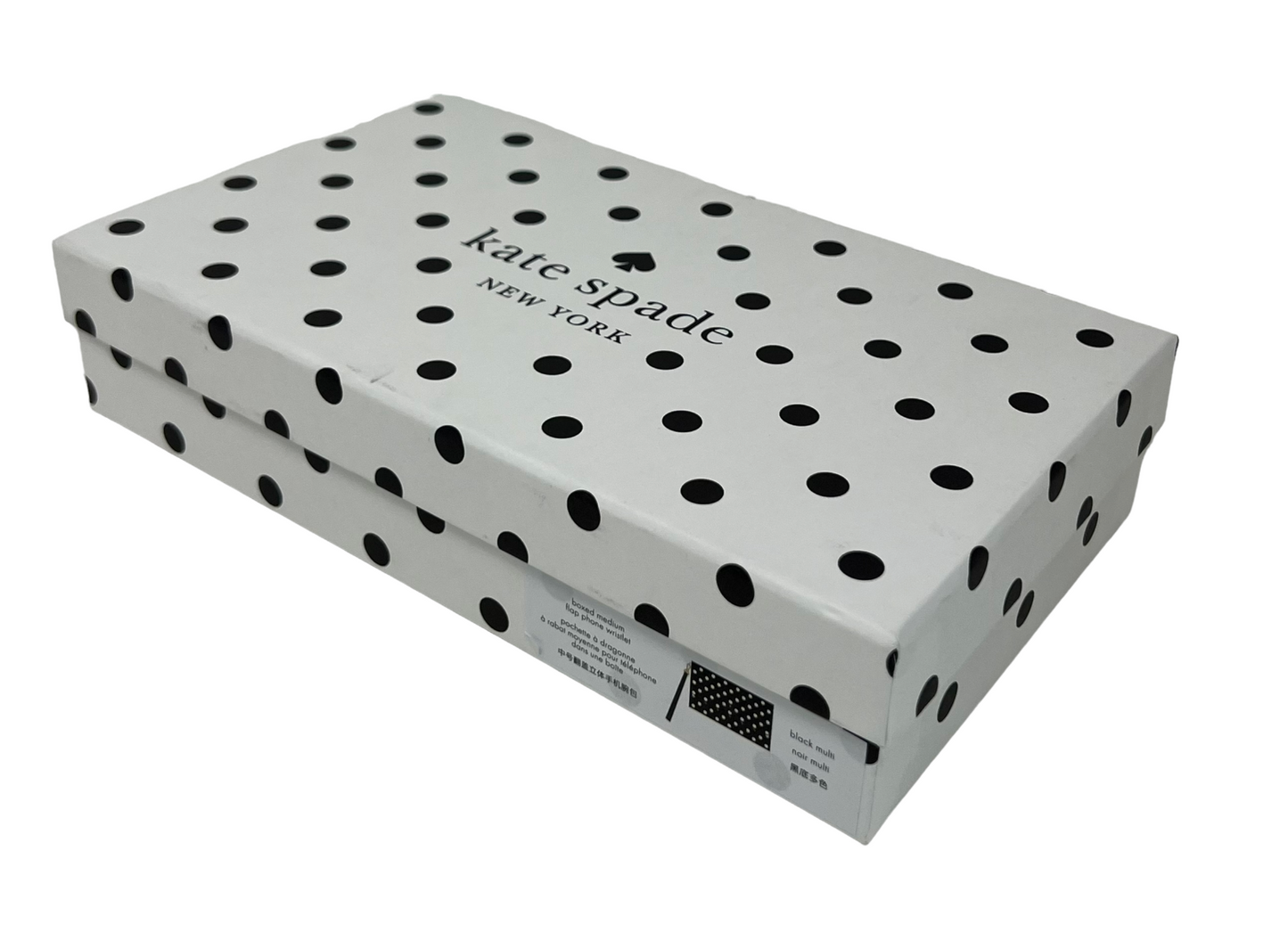 Kate Spade Cheers Charming Dot Printed Boxed Wristlet Cutch Wallet K7234 $199
