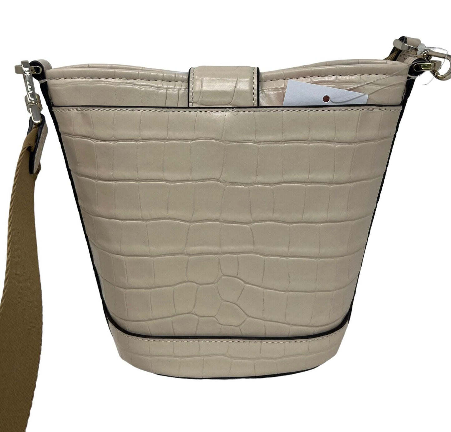 Kate Spade Audrey Mini Bucket Crocodile Embossed Crossbody Bag K9376 $329