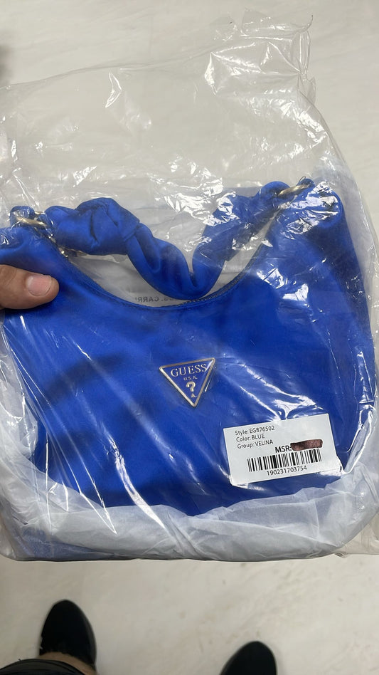 Guess Spark Micro Mini Shoulder Bag - Blue