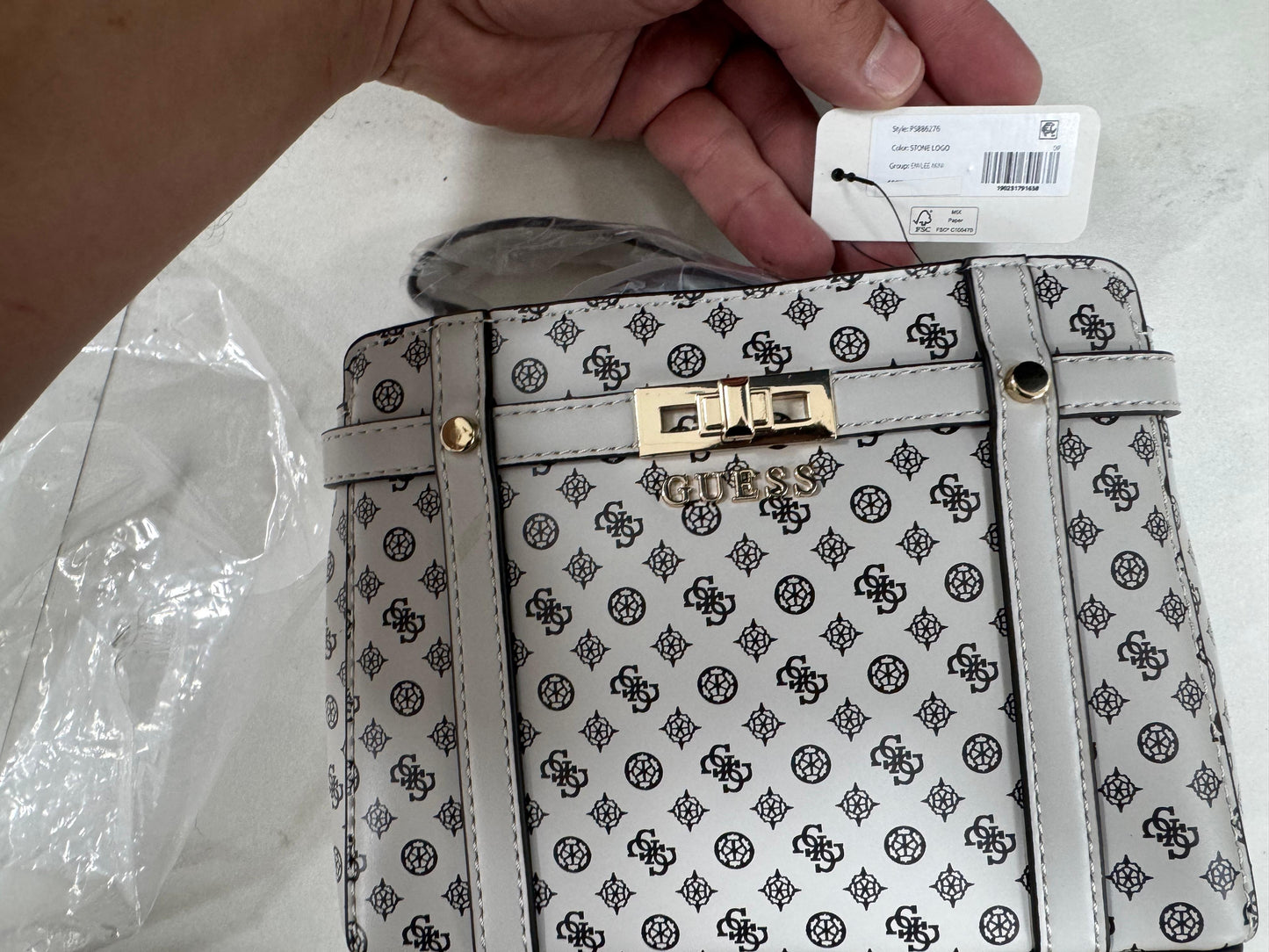 Guess Satchel bag - Stone