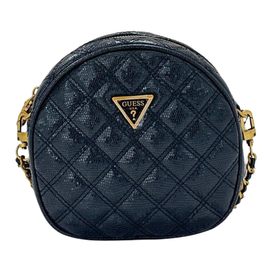 Guess Giully Circle Mini Crossbody Bag - Black