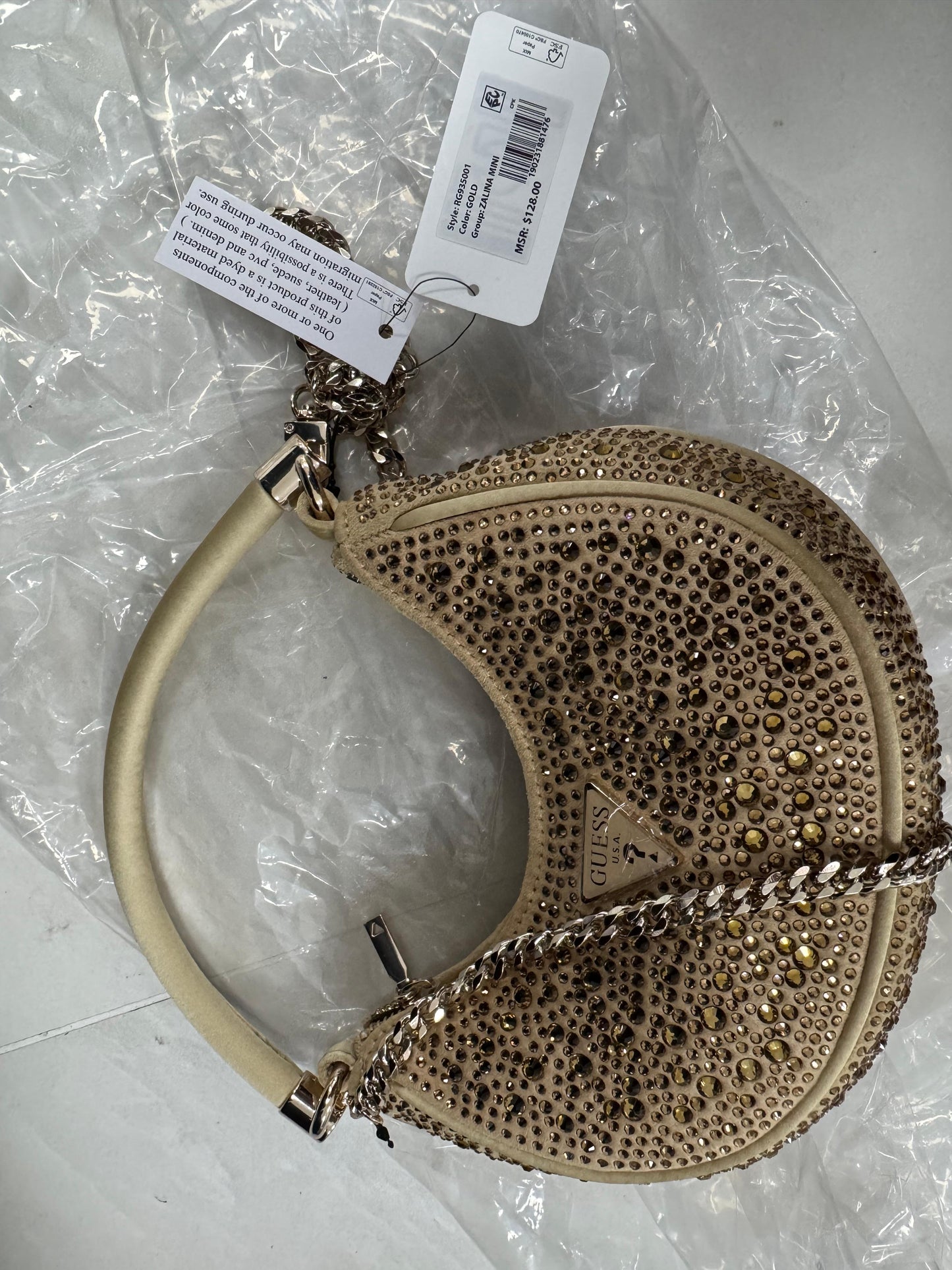 Guess Zalina Mini Crossbody - Gold