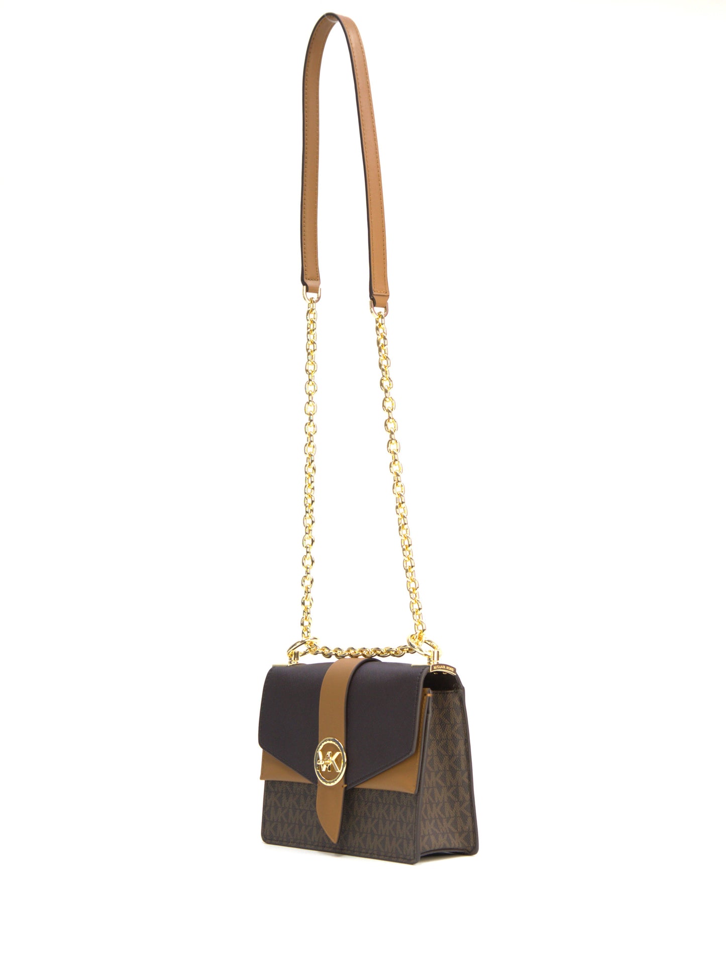 Michael Kors Greenwich Small Presbyopia Crossbody Bag - Brown/Acorn