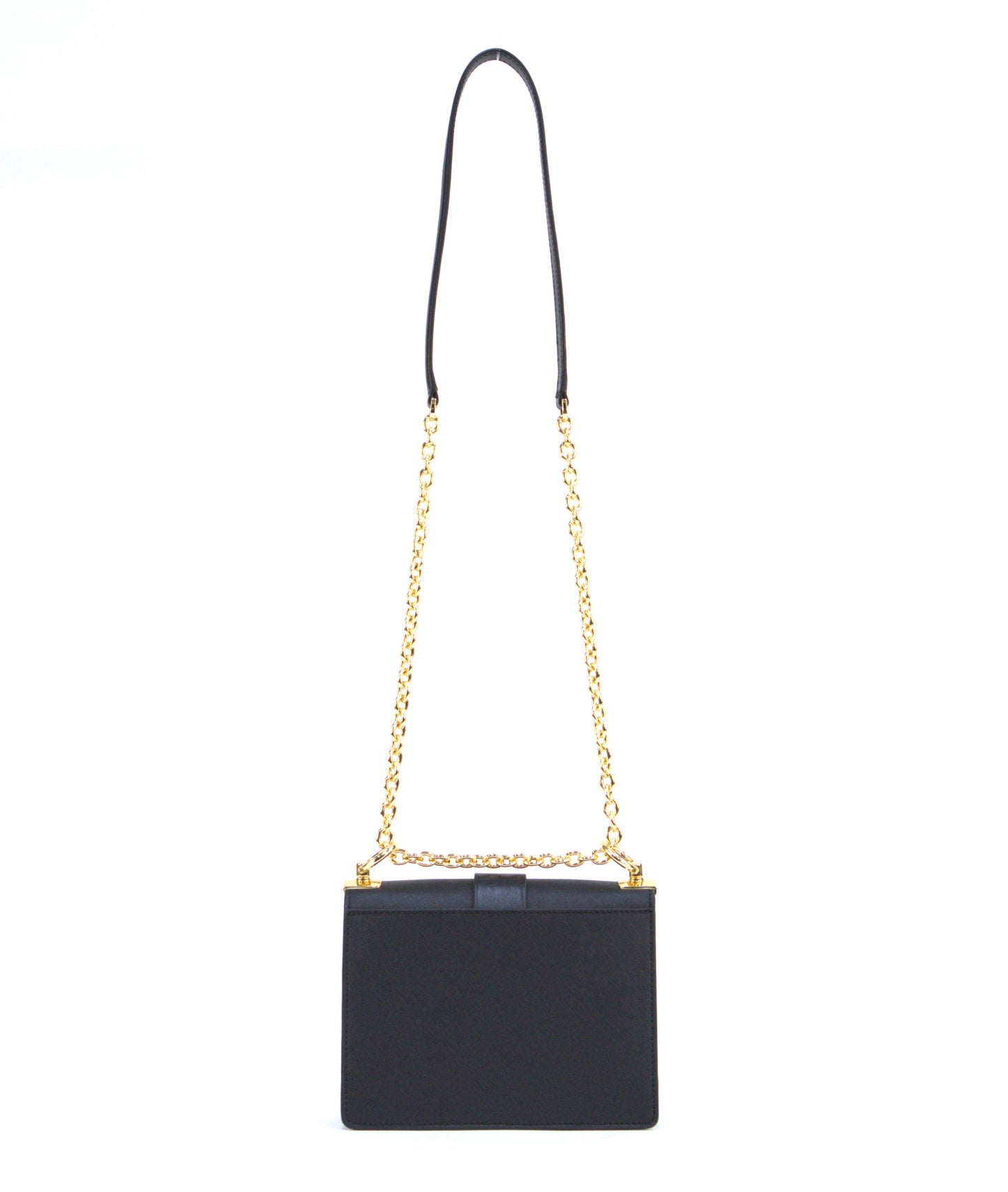 Michael Kors Small Saffiano Leather Greenwich Crossbody Bag - Black