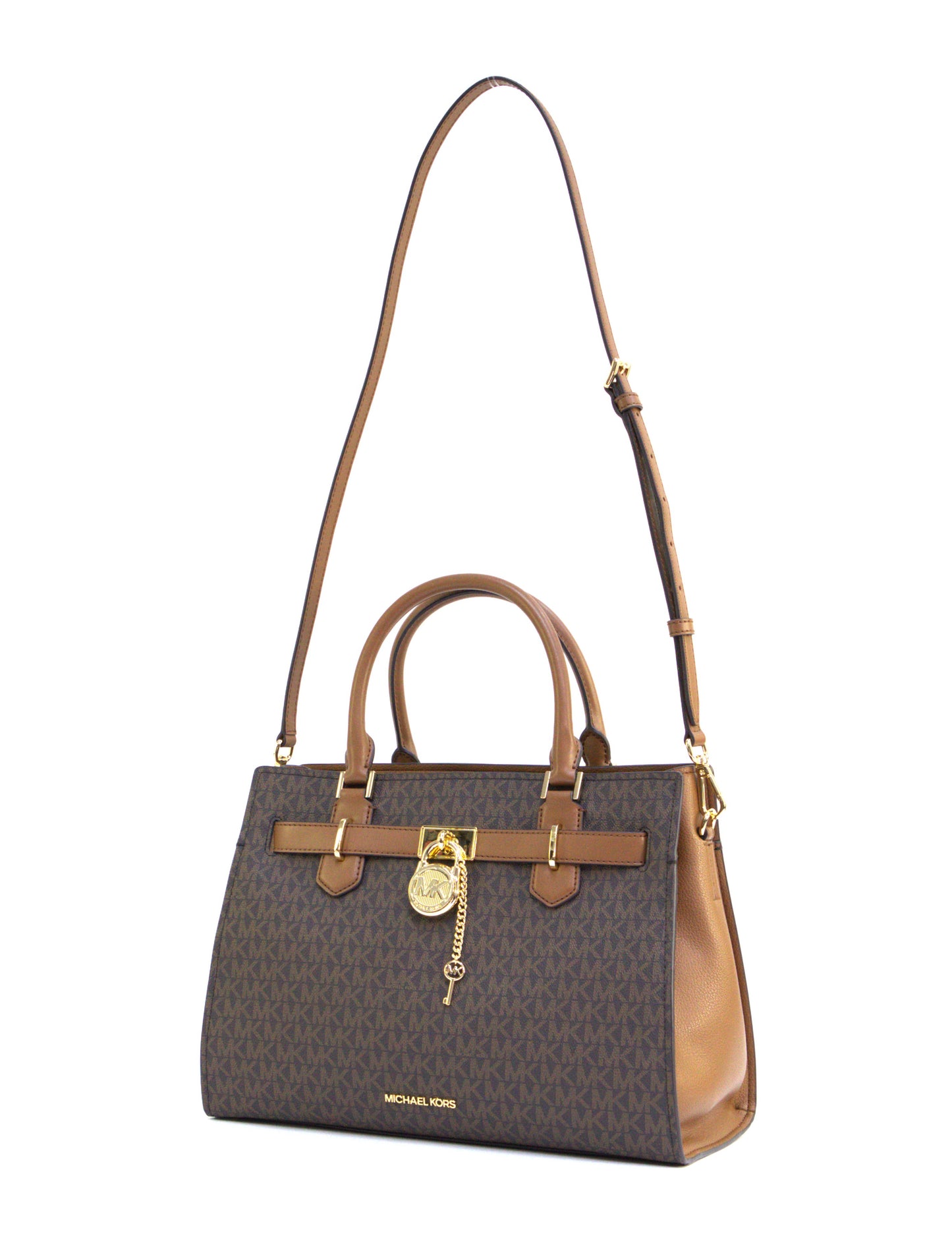 Michael Kors Hamilton Medium Satchel - Brown