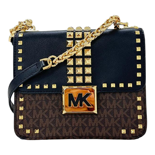 Michael Kors Sonia Crossbody- Brown/ Black