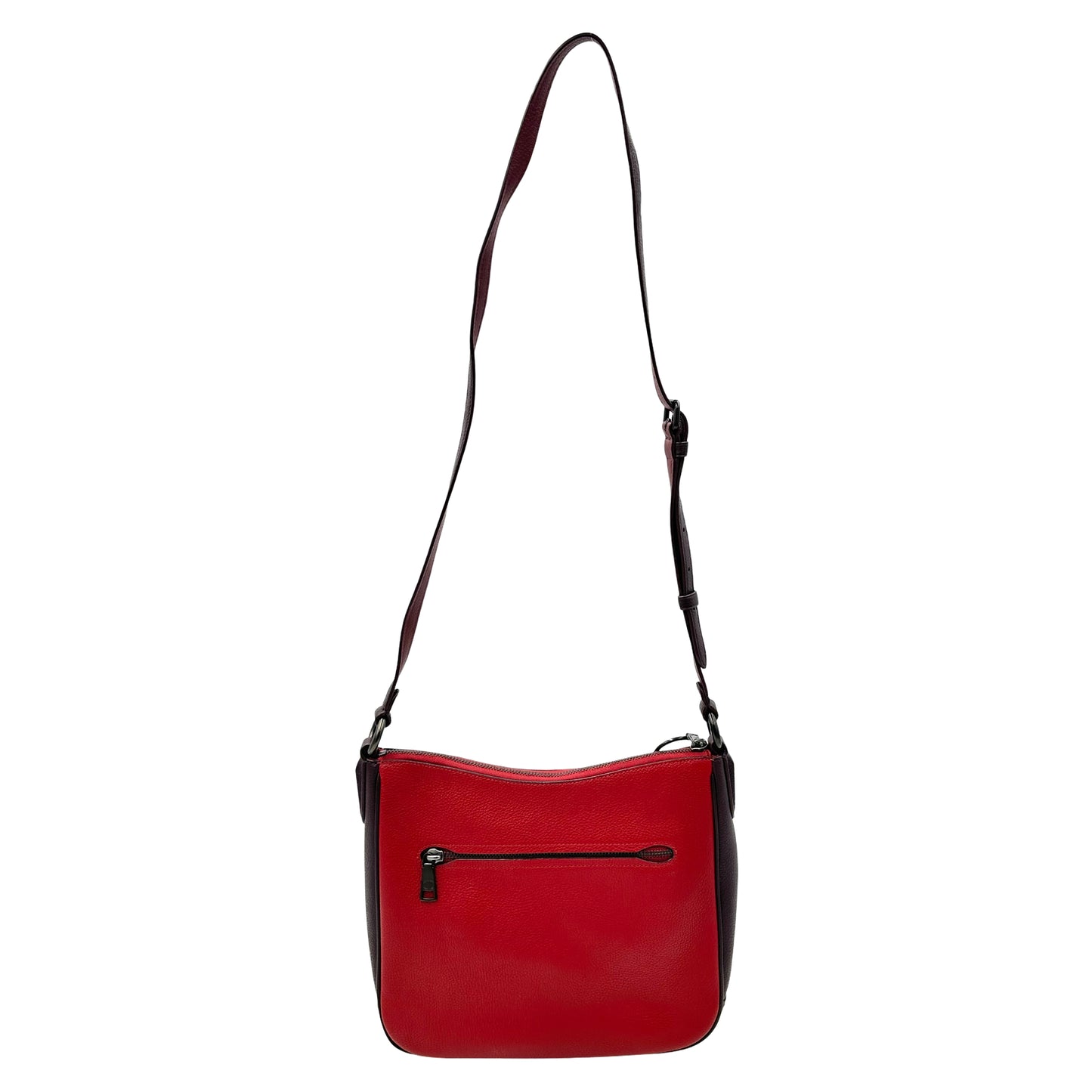 Coach Chaise Colorblock Crossbody Bag - Brick Red Multi