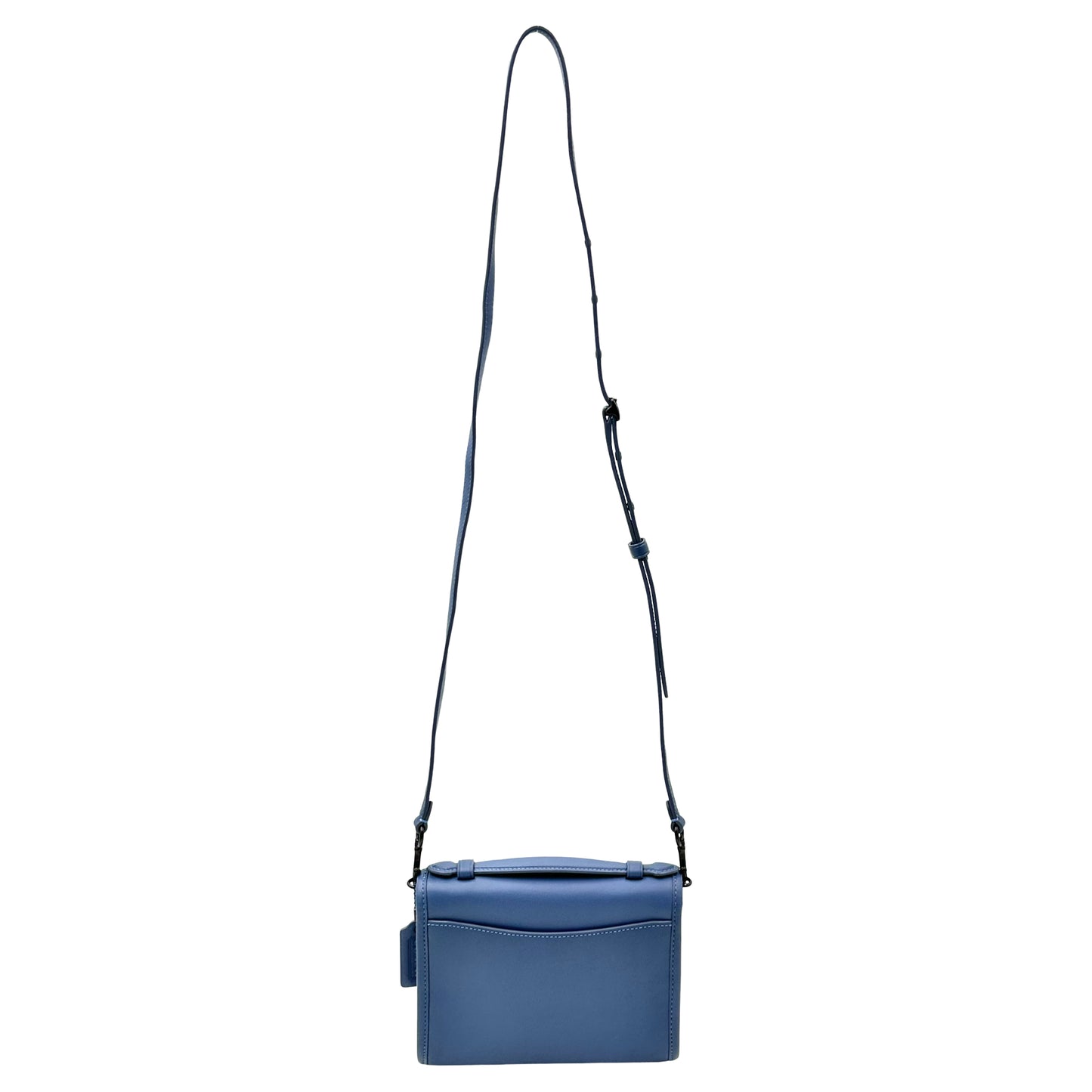 Coach Kip Turnlock Crossbody Glovetanned - Washed Chambray