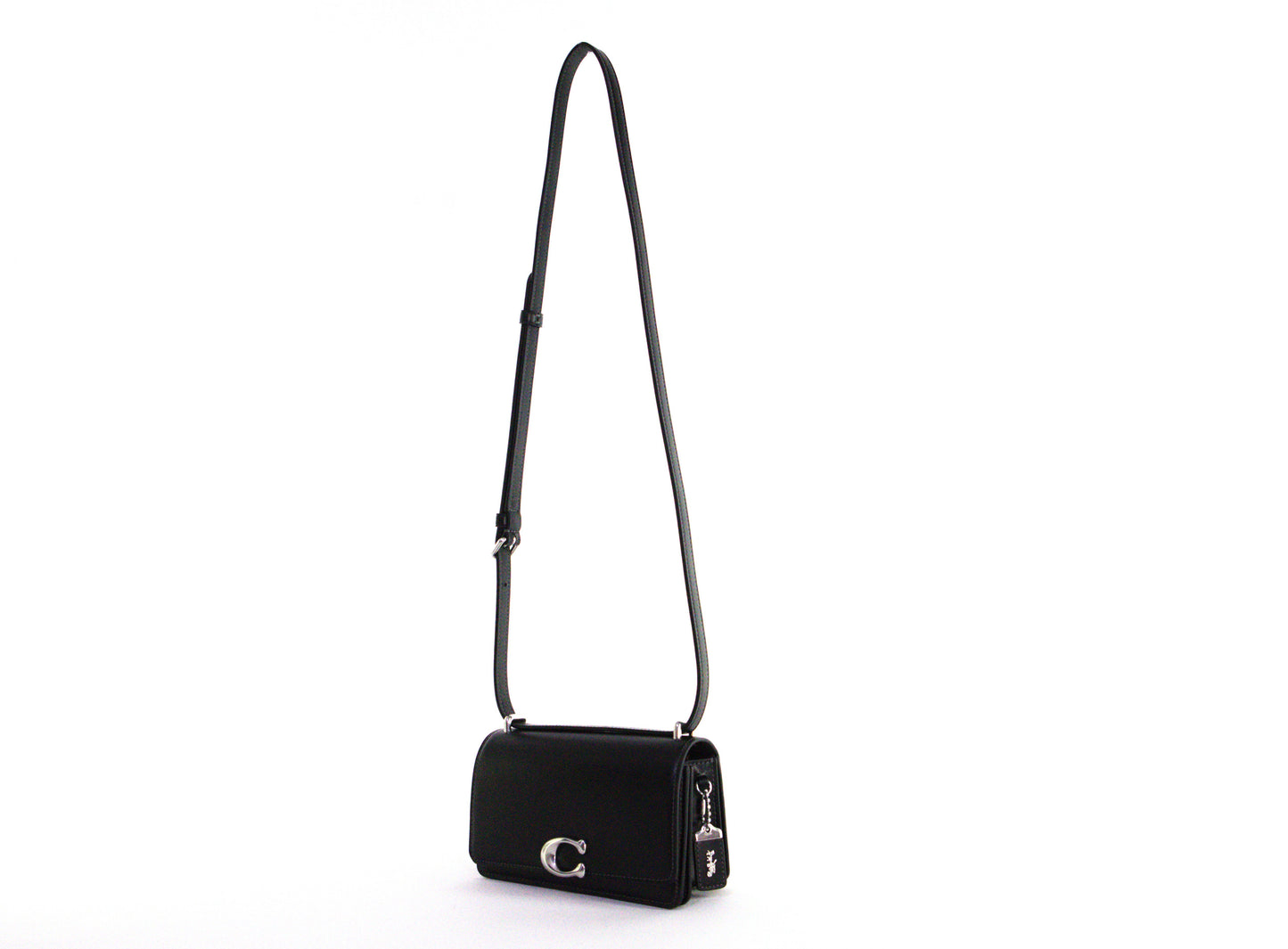 Coach Luxe Refined Calf Leather Bandit Crossbody - Black
