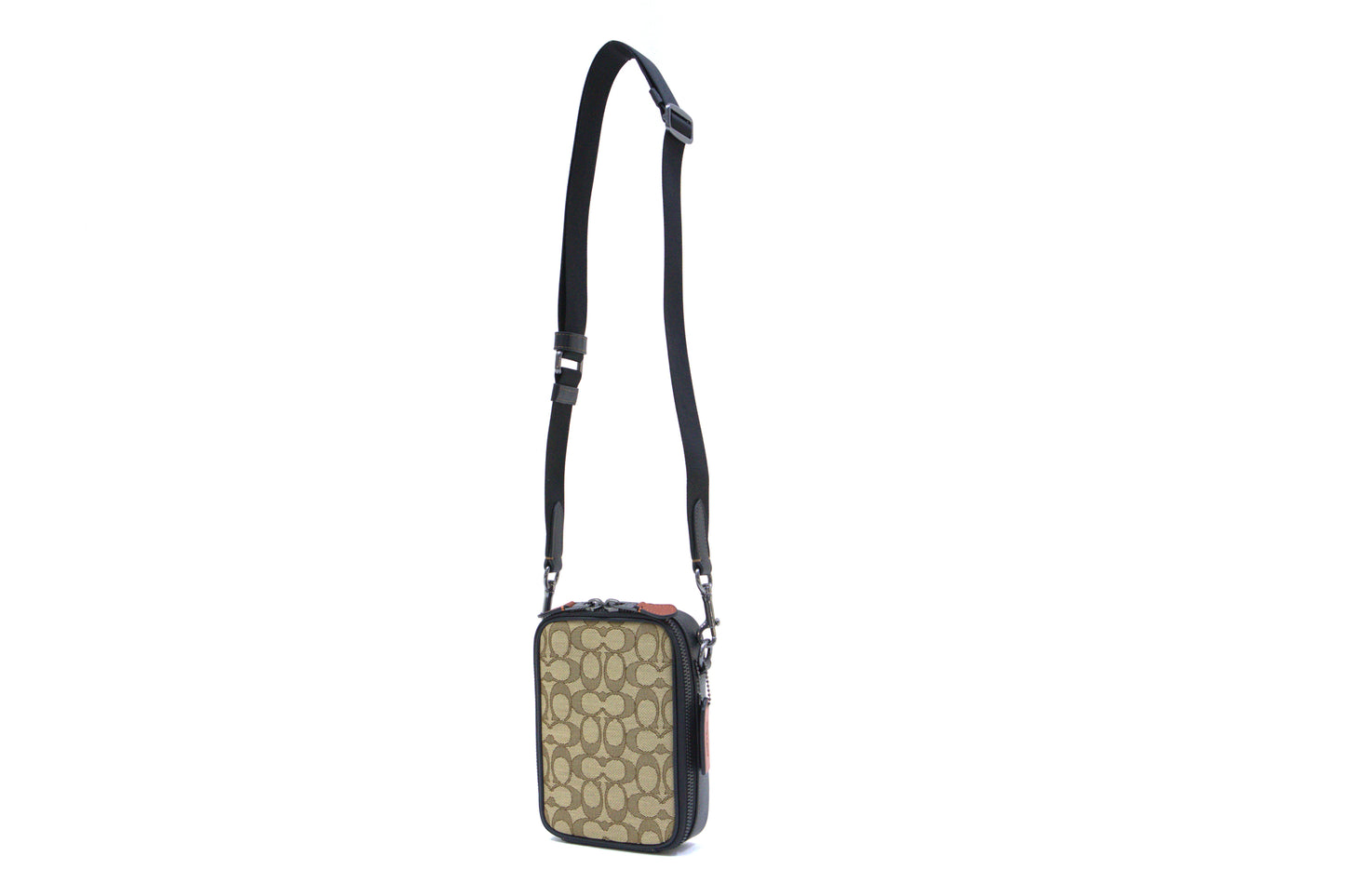 Coach Stanton Crossbody In Signature Canvas - Black/Chalk