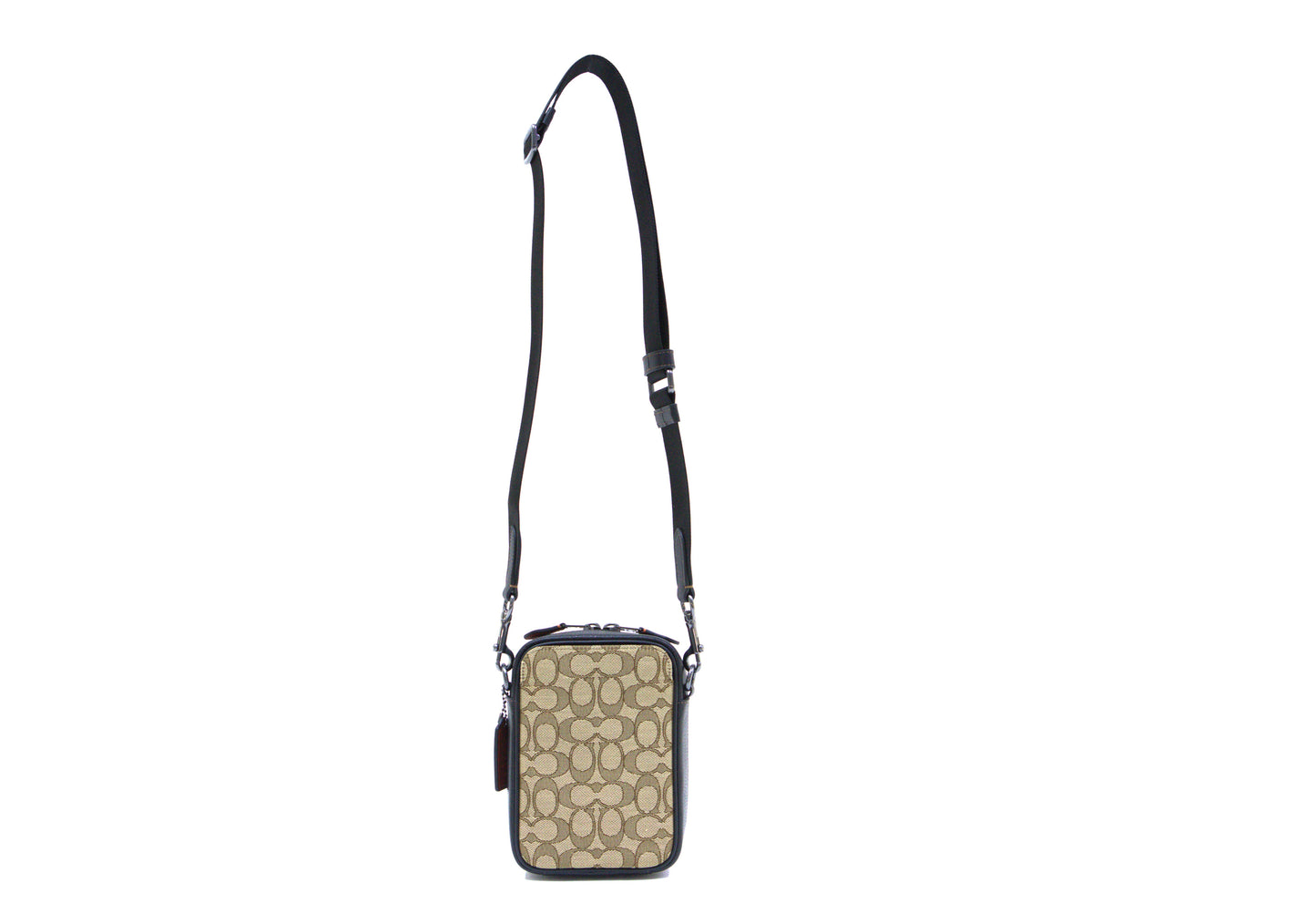 Coach Stanton Crossbody In Signature Canvas - Black/Chalk