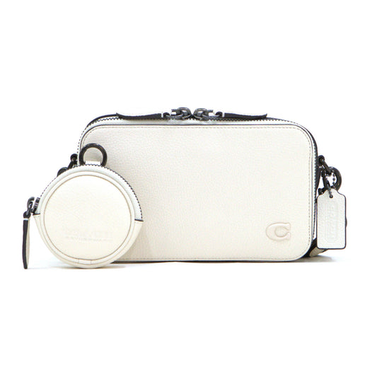 Coach Charter Slim Crossbody with Adjustable Web Strap - Chalk