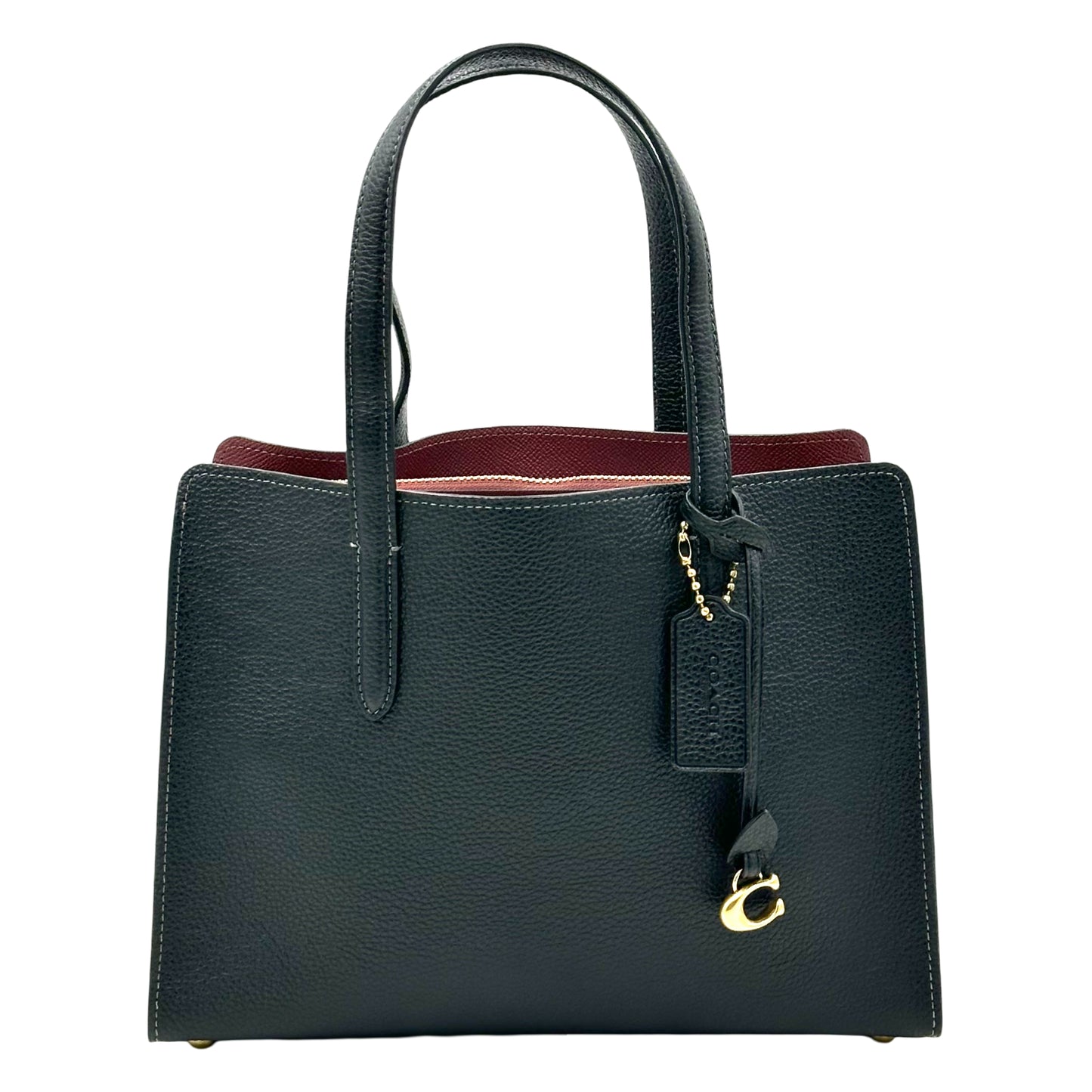 Coach Carter Cary 28 Handbag Crossbody Bag - Black
