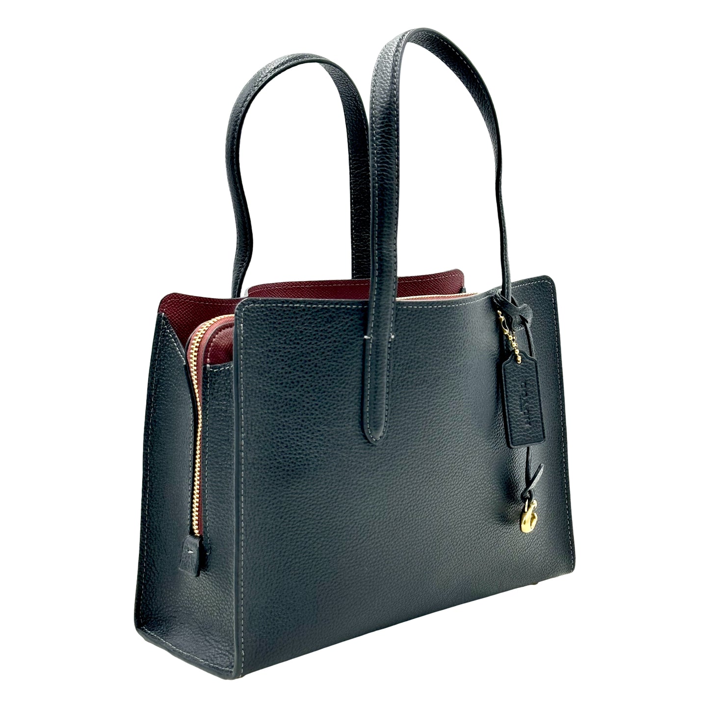 Coach Carter Cary 28 Handbag Crossbody Bag - Black