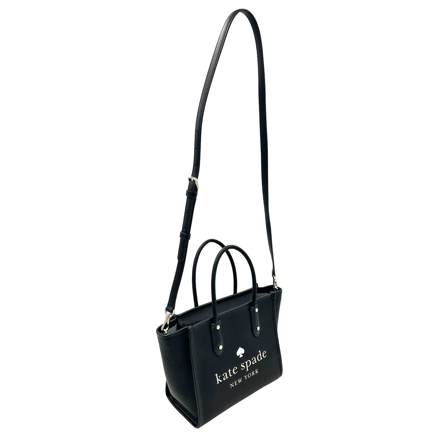 Kate Spade New York Pebbled Leather Small Tote Bag - Black