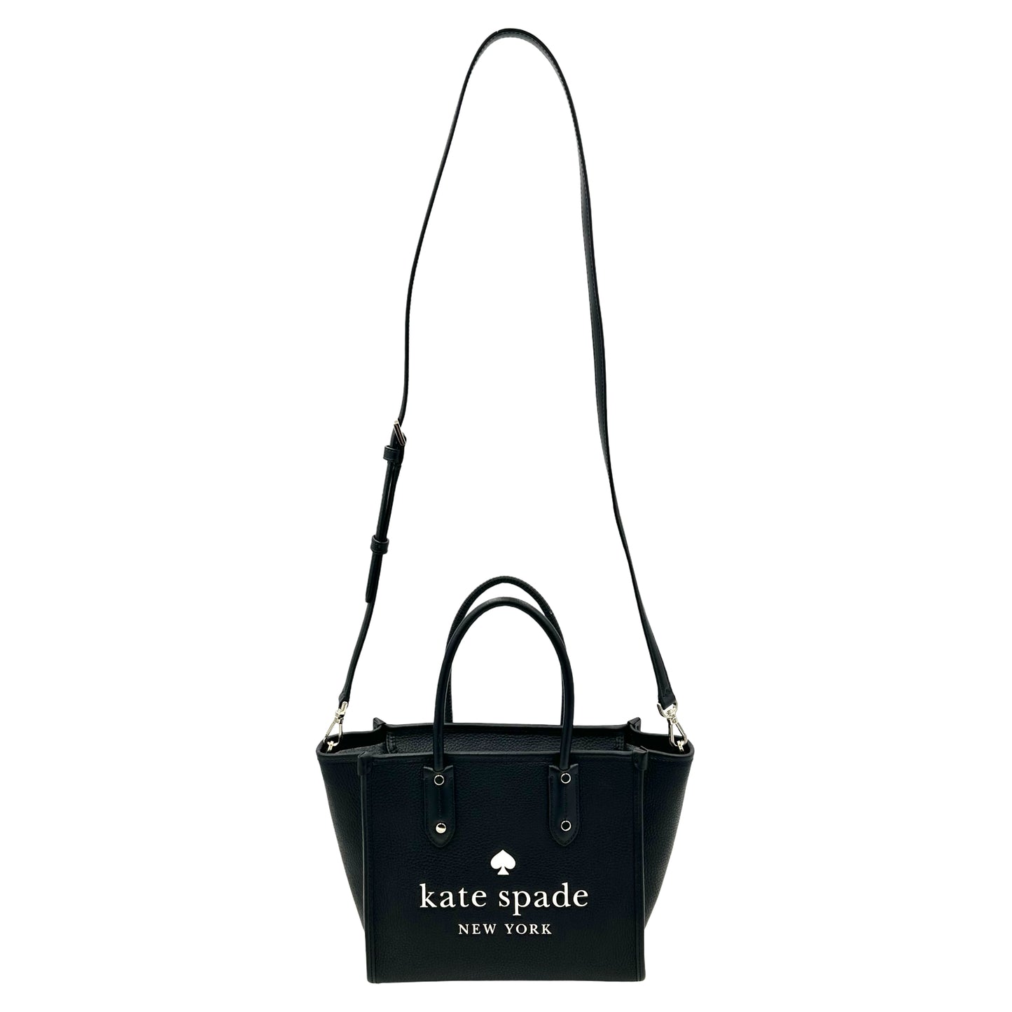 Kate Spade New York Pebbled Leather Small Tote Bag - Black