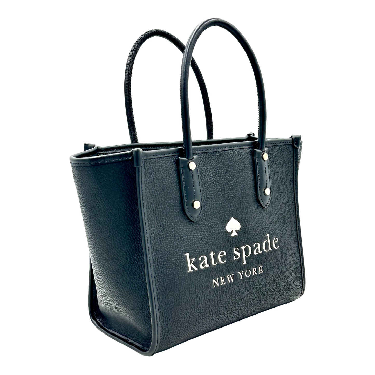 Kate Spade New York Pebbled Leather Small Tote Bag - Black