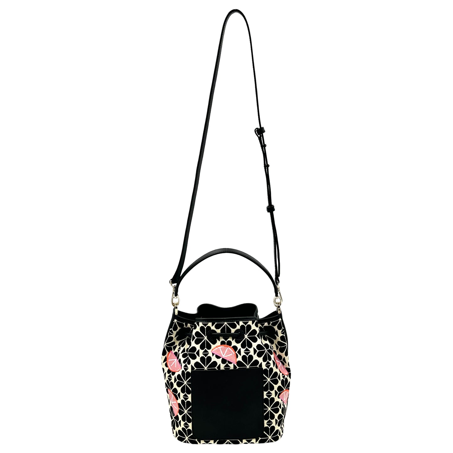 Kate Spade Grapefruit Spade Flower Bucket Crossbody - Black Multi