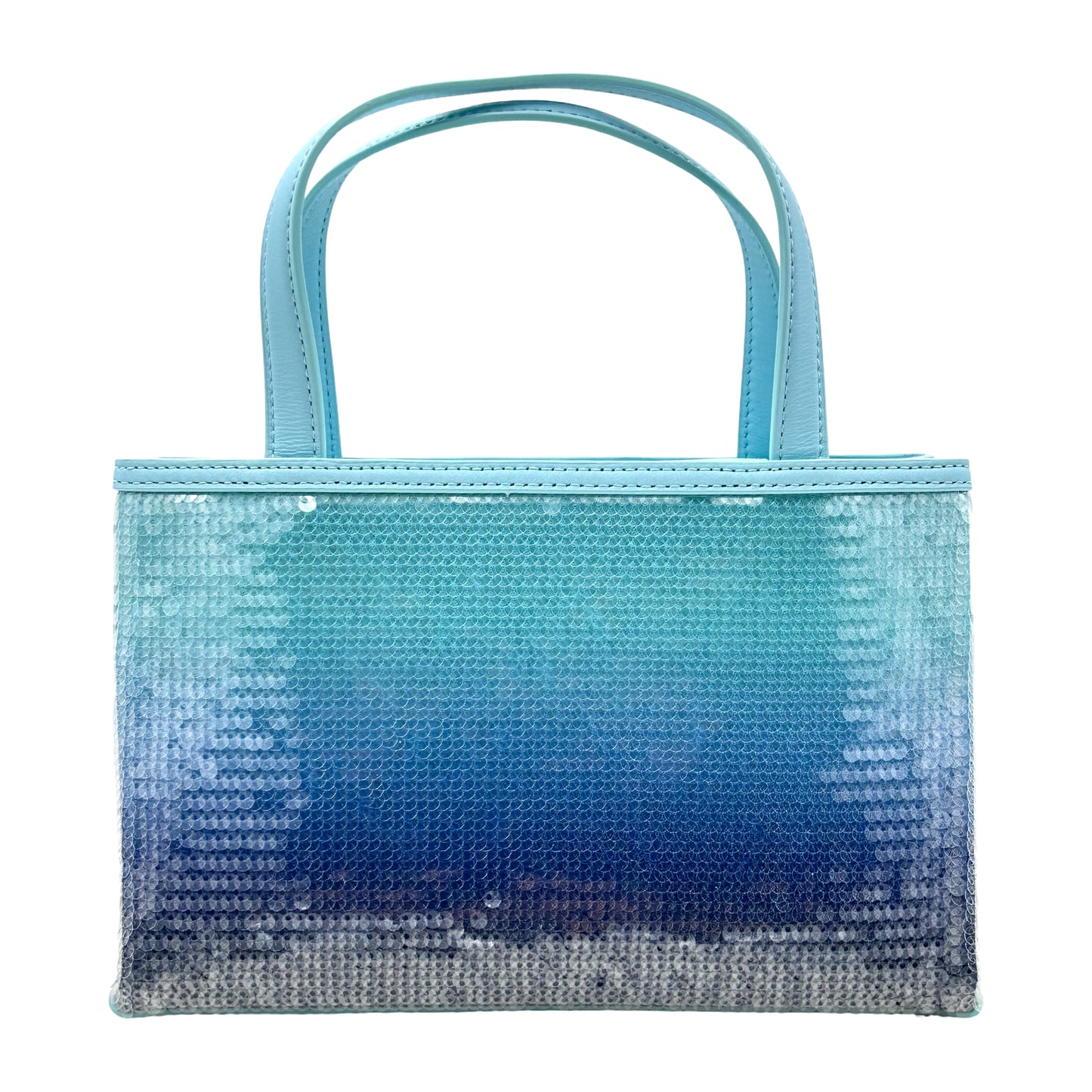 Kate Spade Sam Icon Ombre Sequin Small Tote Bag - Aquamarine Blue