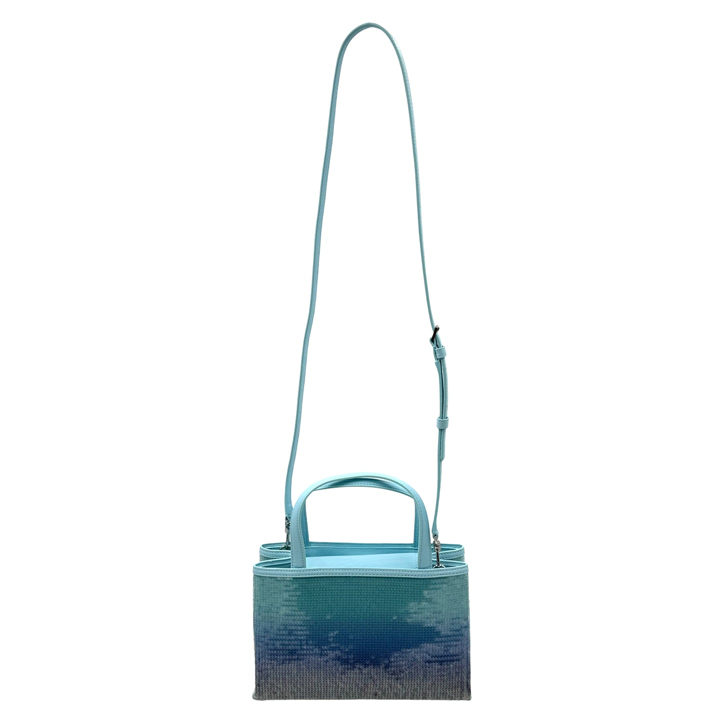 Kate Spade Sam Icon Ombre Sequin Small Tote Bag - Aquamarine Blue