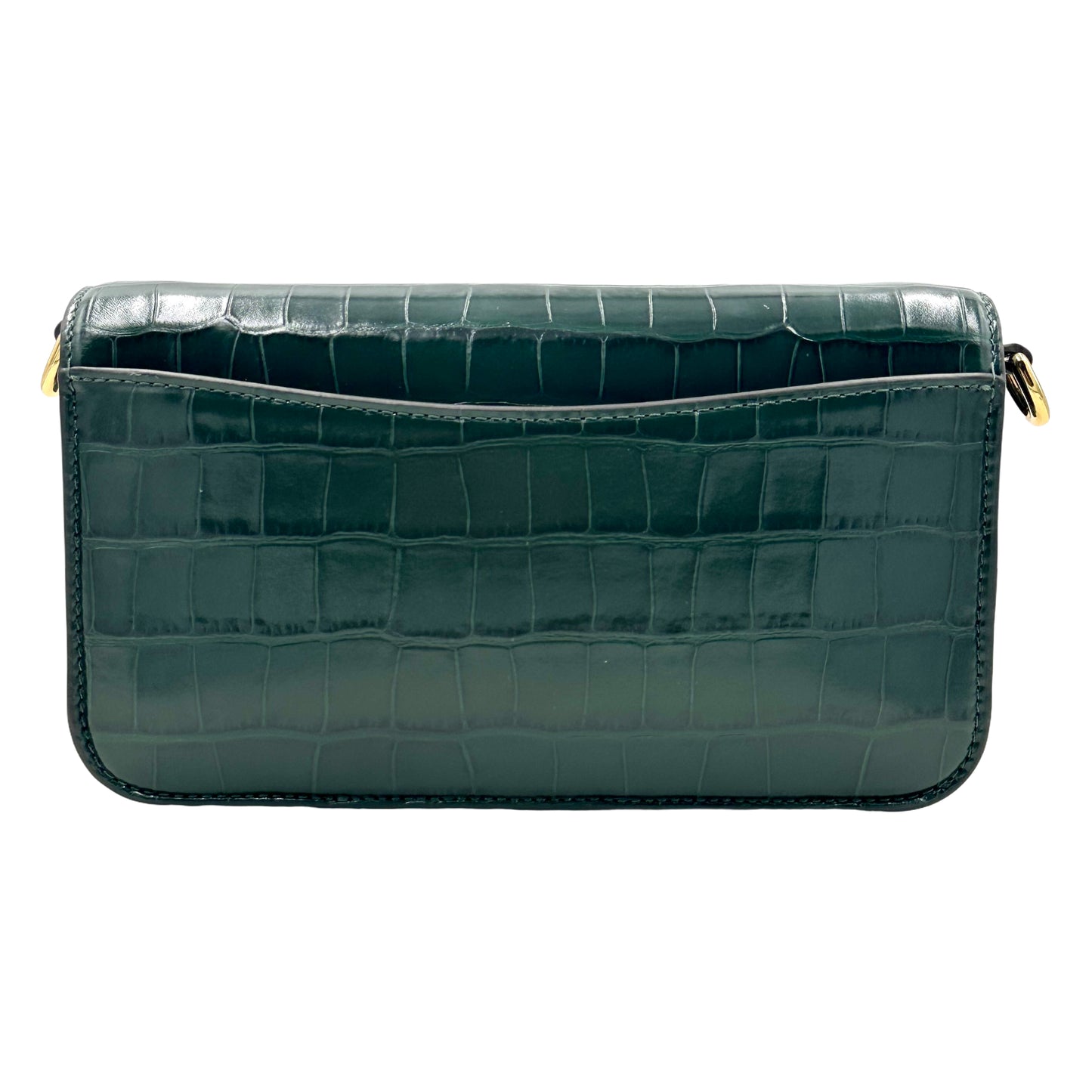 Kate Spade Dakota Croc Embossed Small Convertible Crossbody Shoulder Bag - Rock Garden