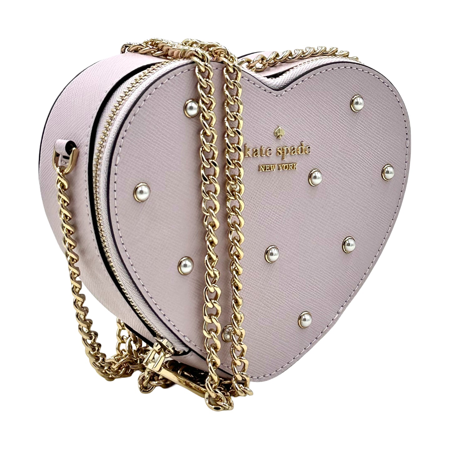 Kate Spade Love Shack Mini Heart Crossbody - Lilac Moon