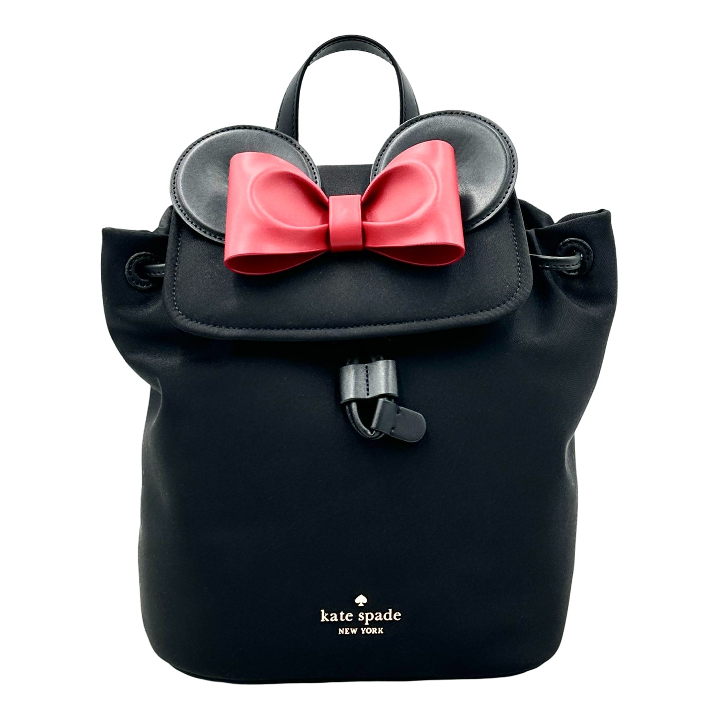 Kate Spade Disney Minnie 3D Flap Nylon Backpack - Black
