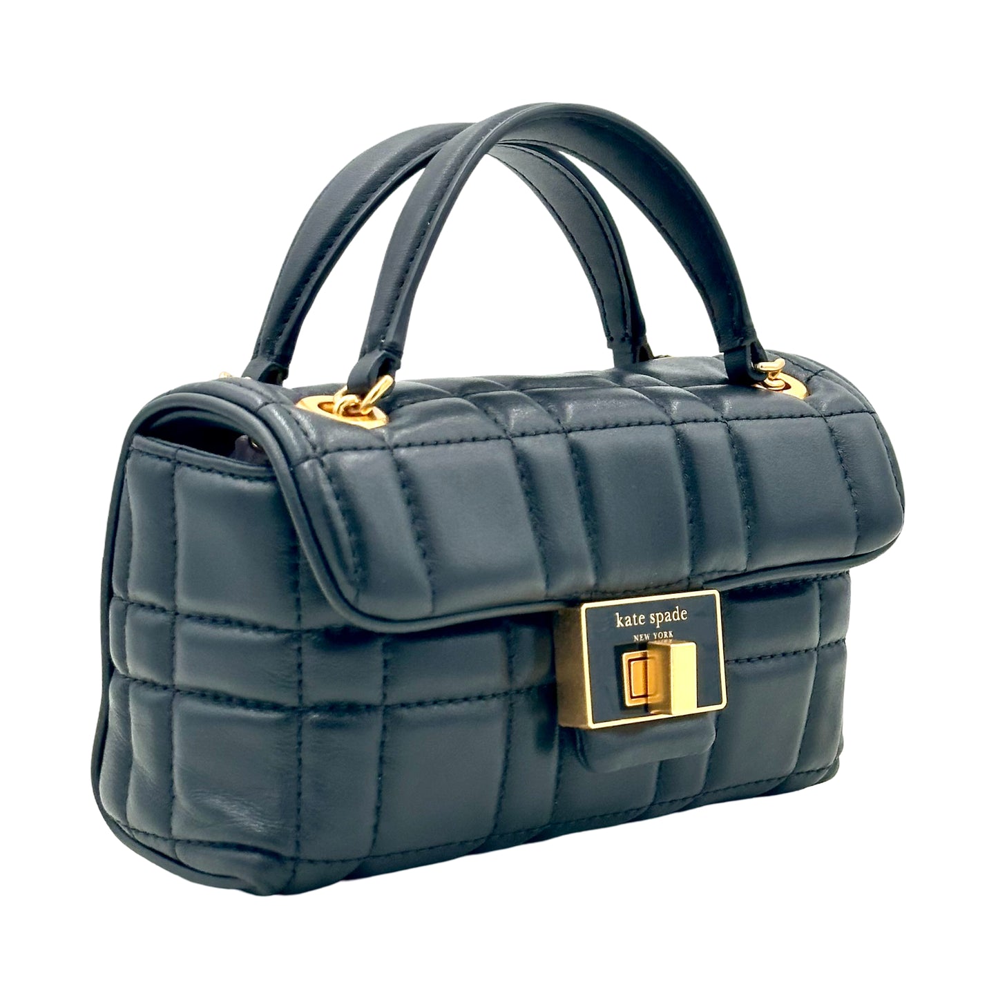 Kate Spade Evelyn Quilted Small Shoulder Crossbody - Black