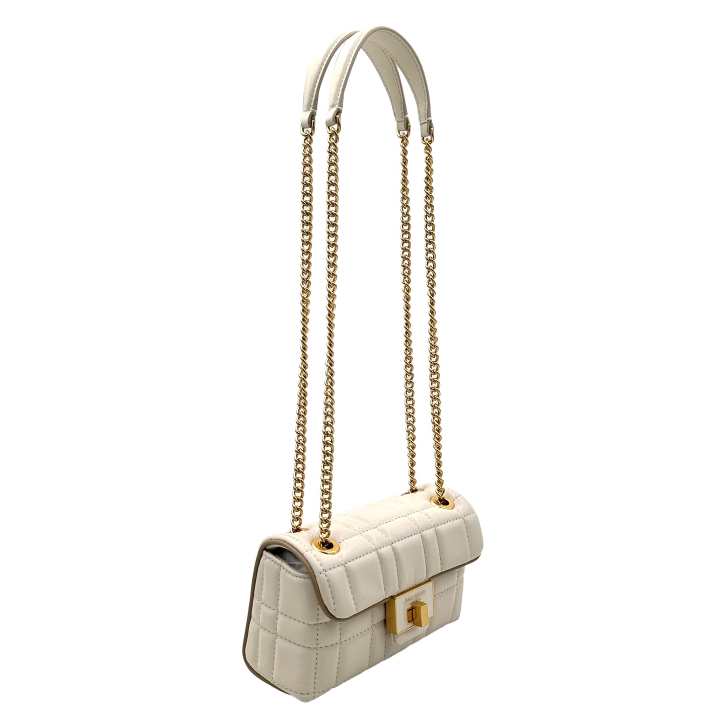 Kate Spade Evelyn Quilted Small Shoulder Crossbody Bag - Ivory