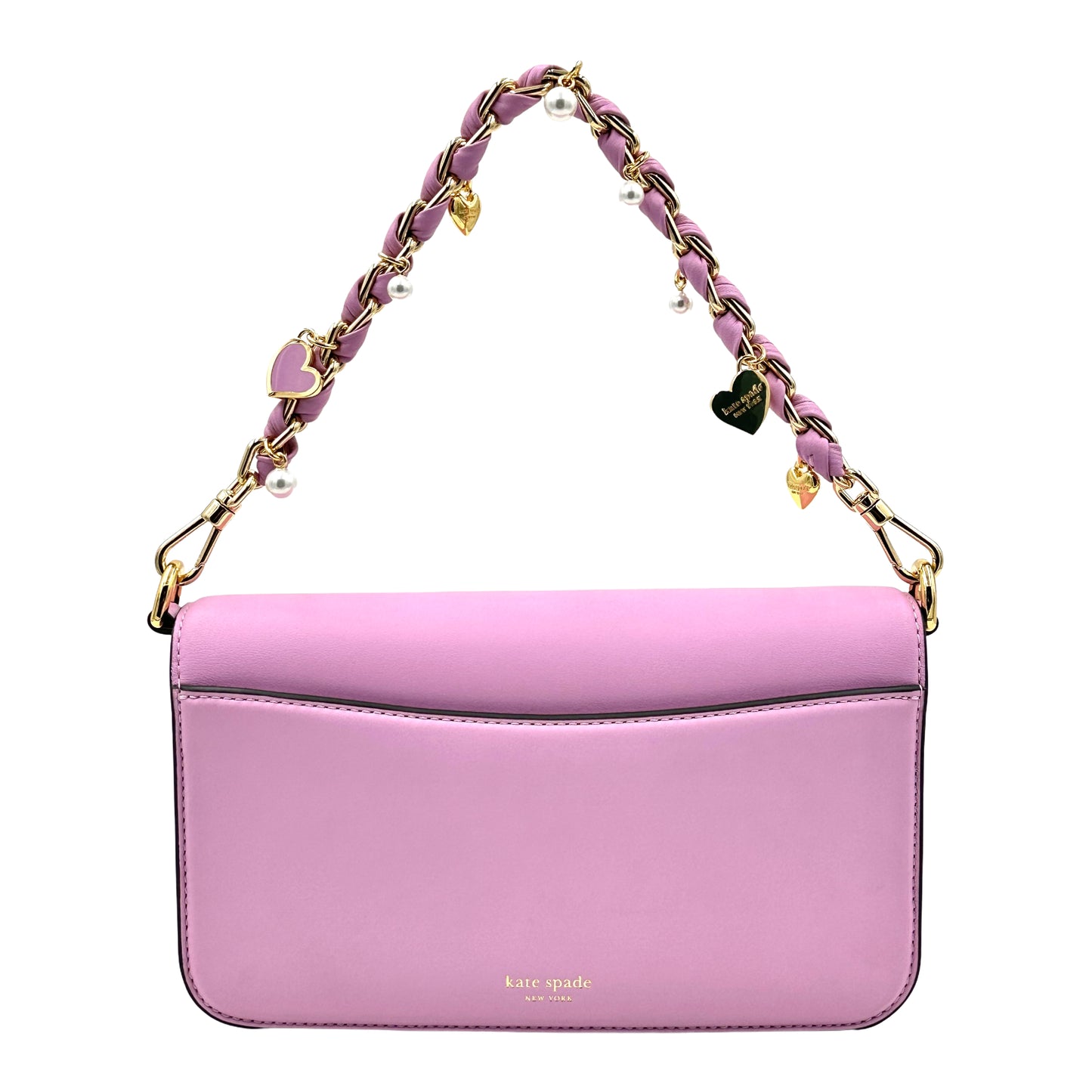 Kate Spade Dakota Heart Embellished Small Convertible Crossbody - Pink