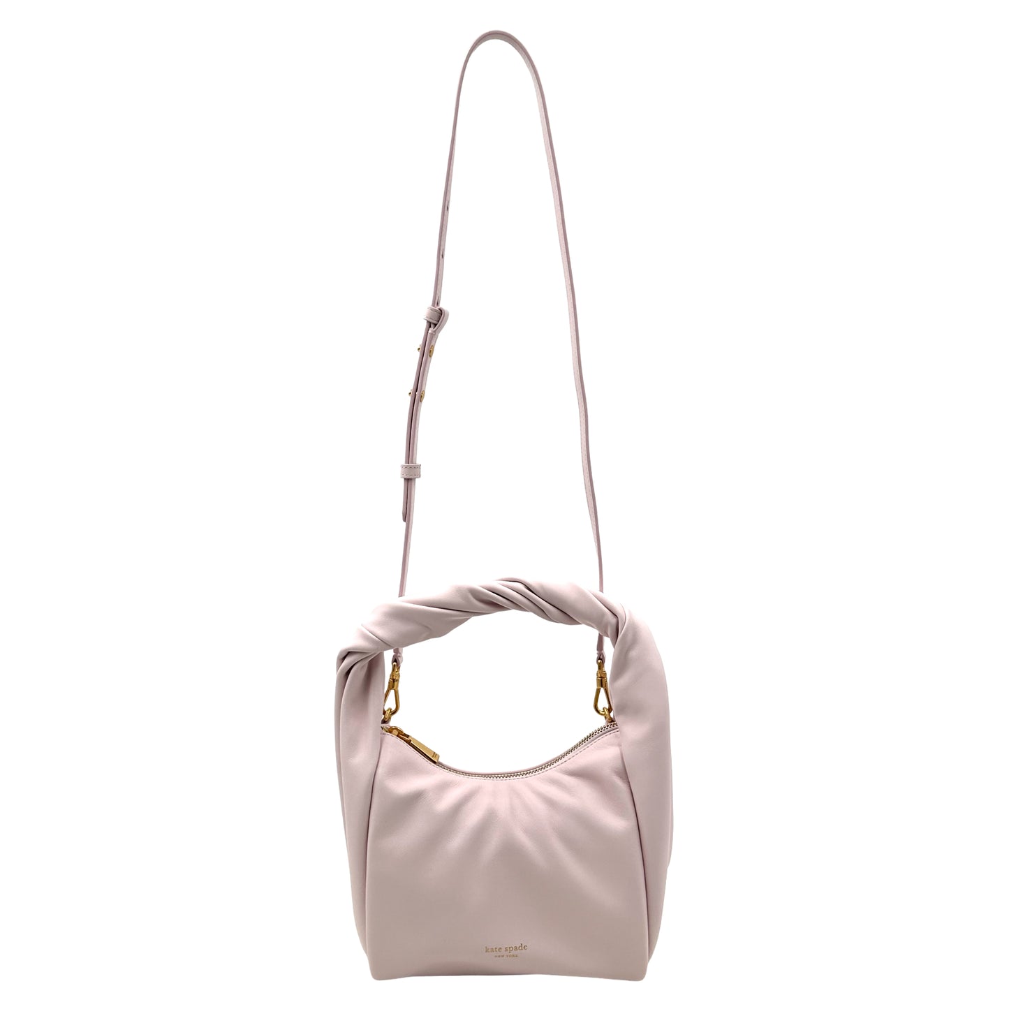 Kate Spade Twirl Top-Handle Crossbody Bag - Shimmer Pink