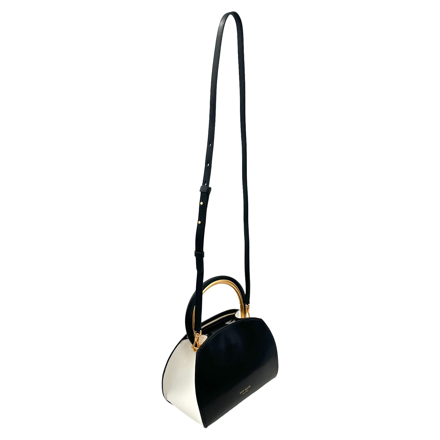 Kate Spade Expo Colorblocked Top-Handle Satchel Crossbody - Black