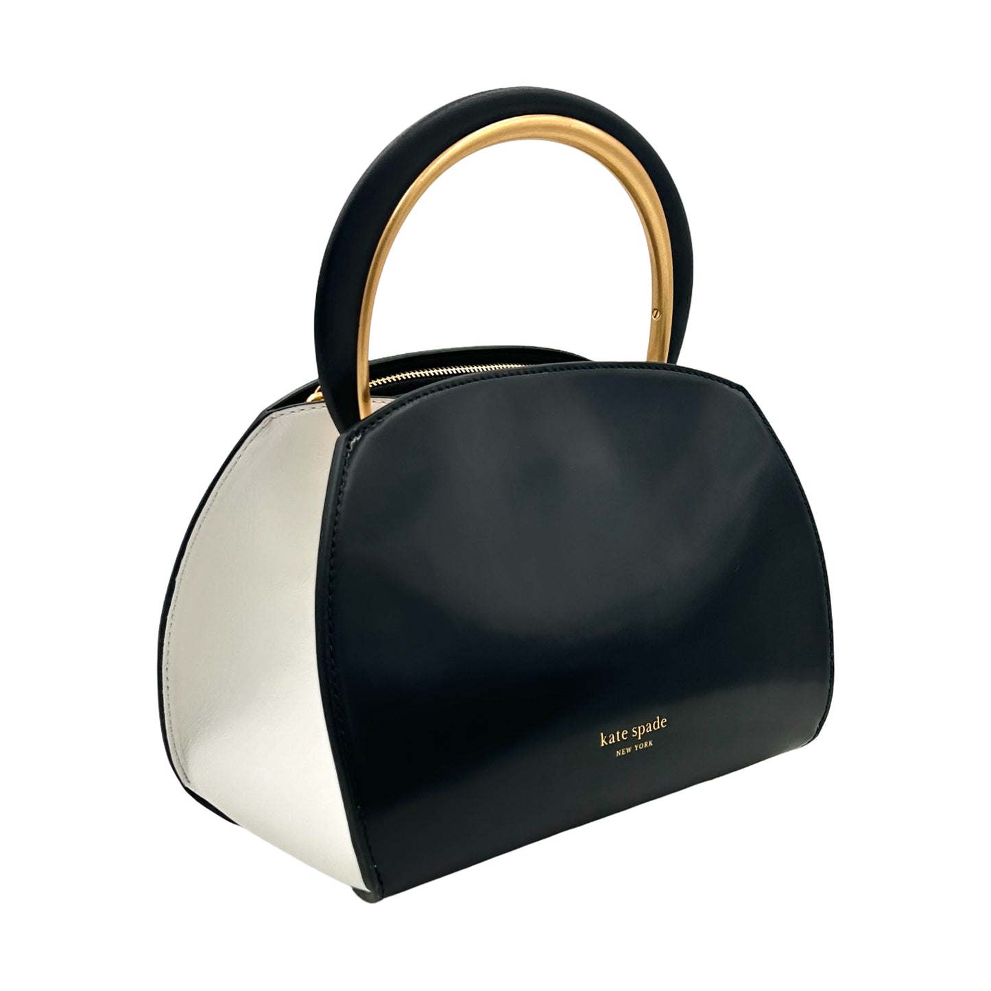 Kate Spade Expo Colorblocked Top-Handle Satchel Crossbody - Black