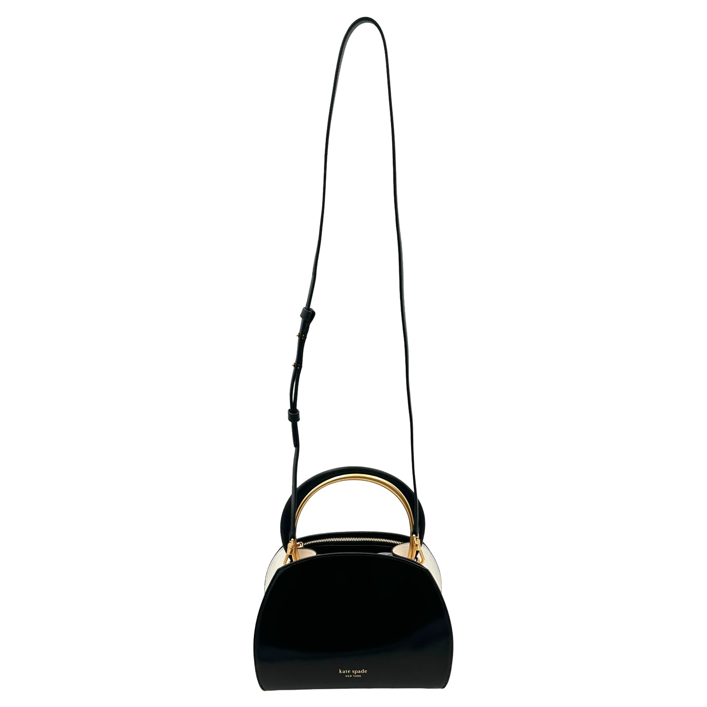 Kate Spade Expo Colorblocked Top-Handle Satchel Crossbody - Black
