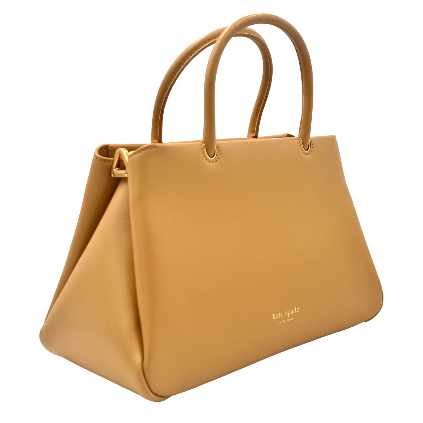 Kate Spade New York Grace Smooth Leather Satchel - Caramel Corn