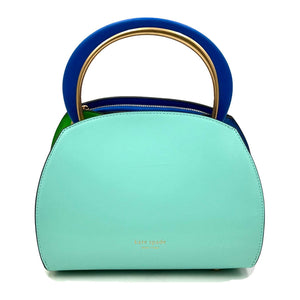 Kate Spade Expo Colorblocked Top-handle Satchel - Mint Lique - www.unoo.com