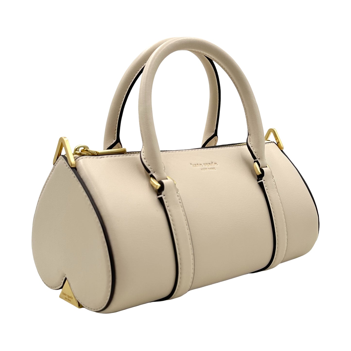 Kate Spade New York Spade Icon Small East-West Barrel Bag - Milk Glass