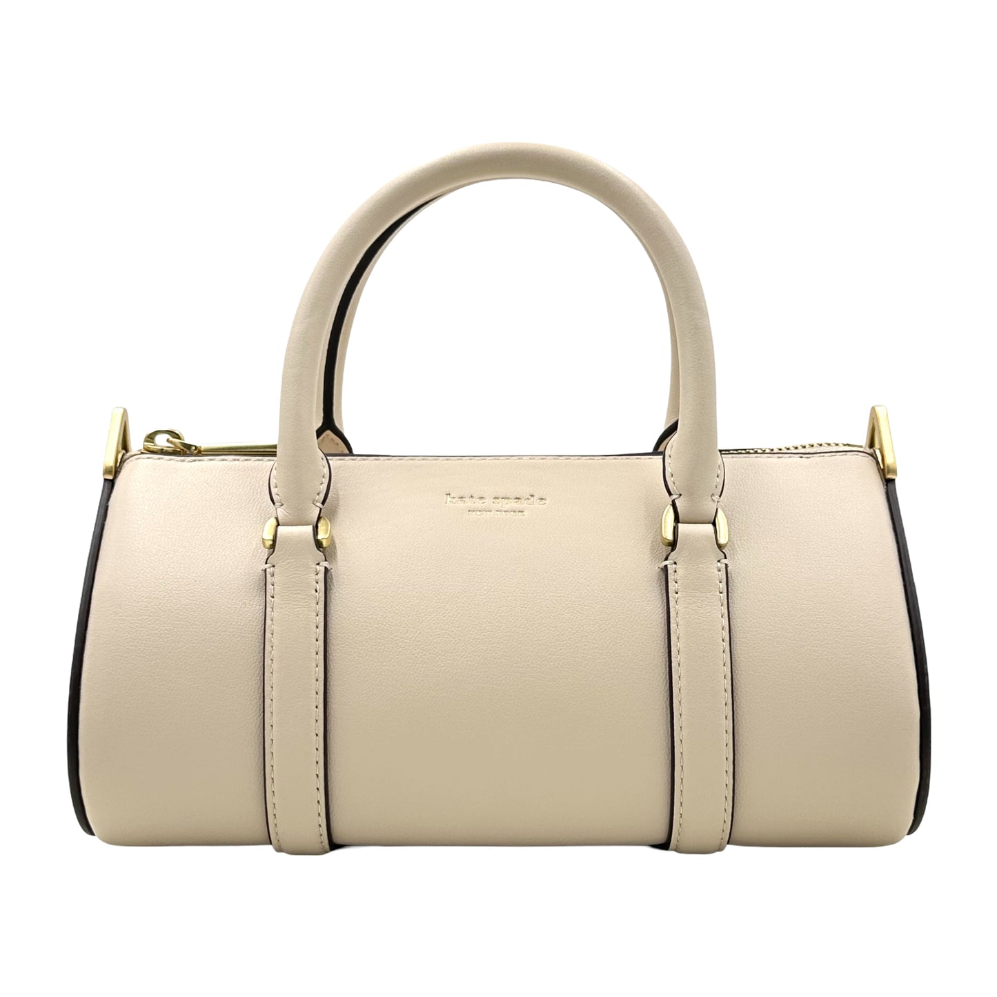 Kate Spade New York Spade Icon Small East-West Barrel Bag - Milk Glass