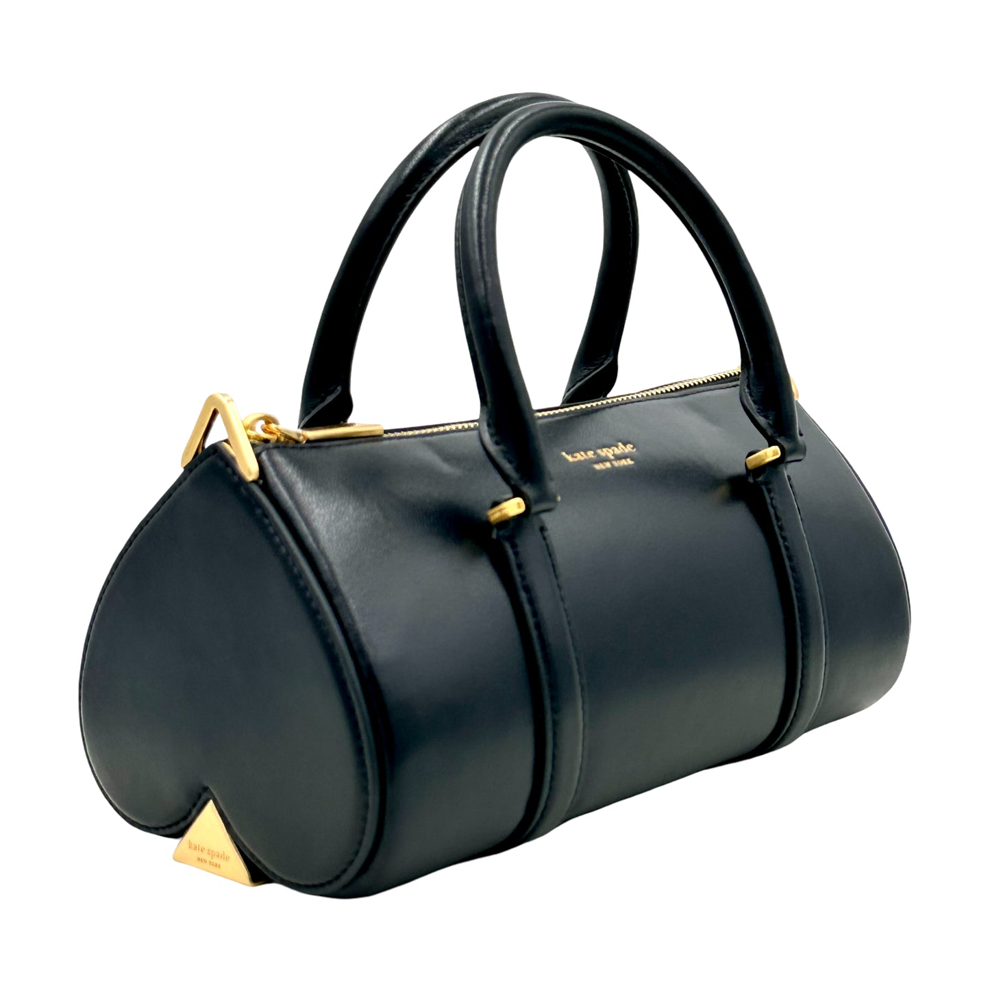 Kate Spade Spade Icon Small East-West Barrel Bag - Black
