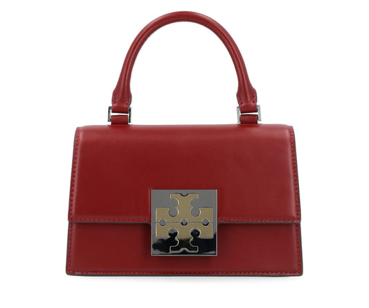 Tory Burch Bon Bon Colorblock Mini Top-Handle Bag Handbag - Red