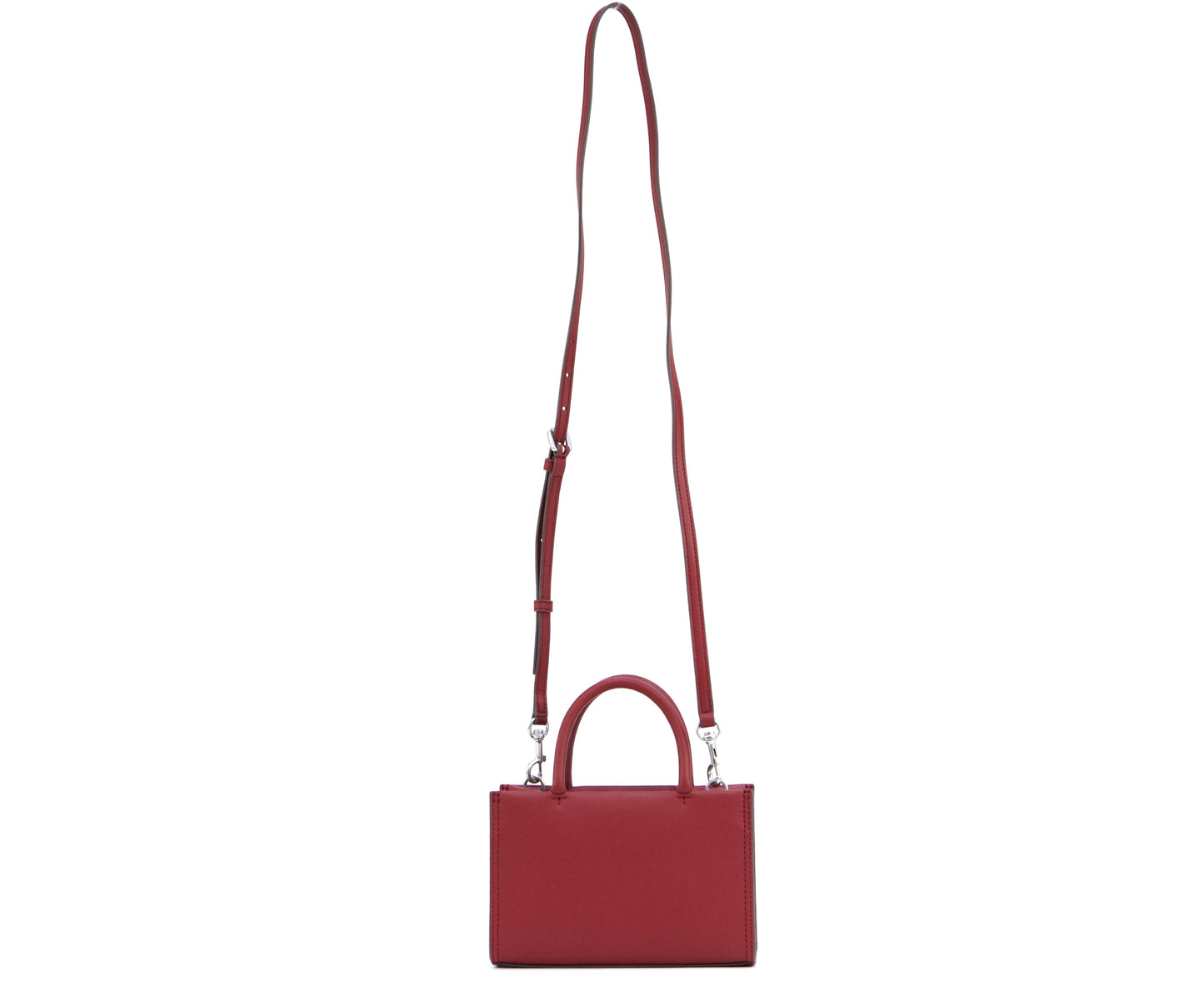 Tory Burch Ella Bio Mini Tote Crossbody Bag - Juneberry Red