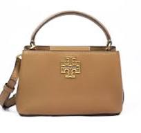 Tory Burch Britten Pebbled Leather Micro Satchel Crossbody – Moose