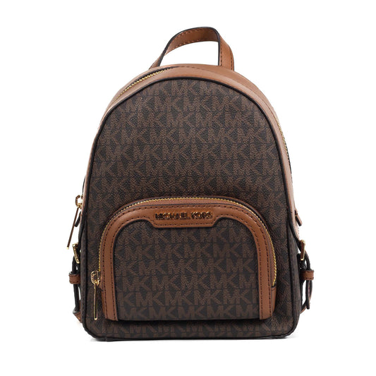 Michael Kors Jaycee Extra Small Zip Pocket Backpack Bag - Brown