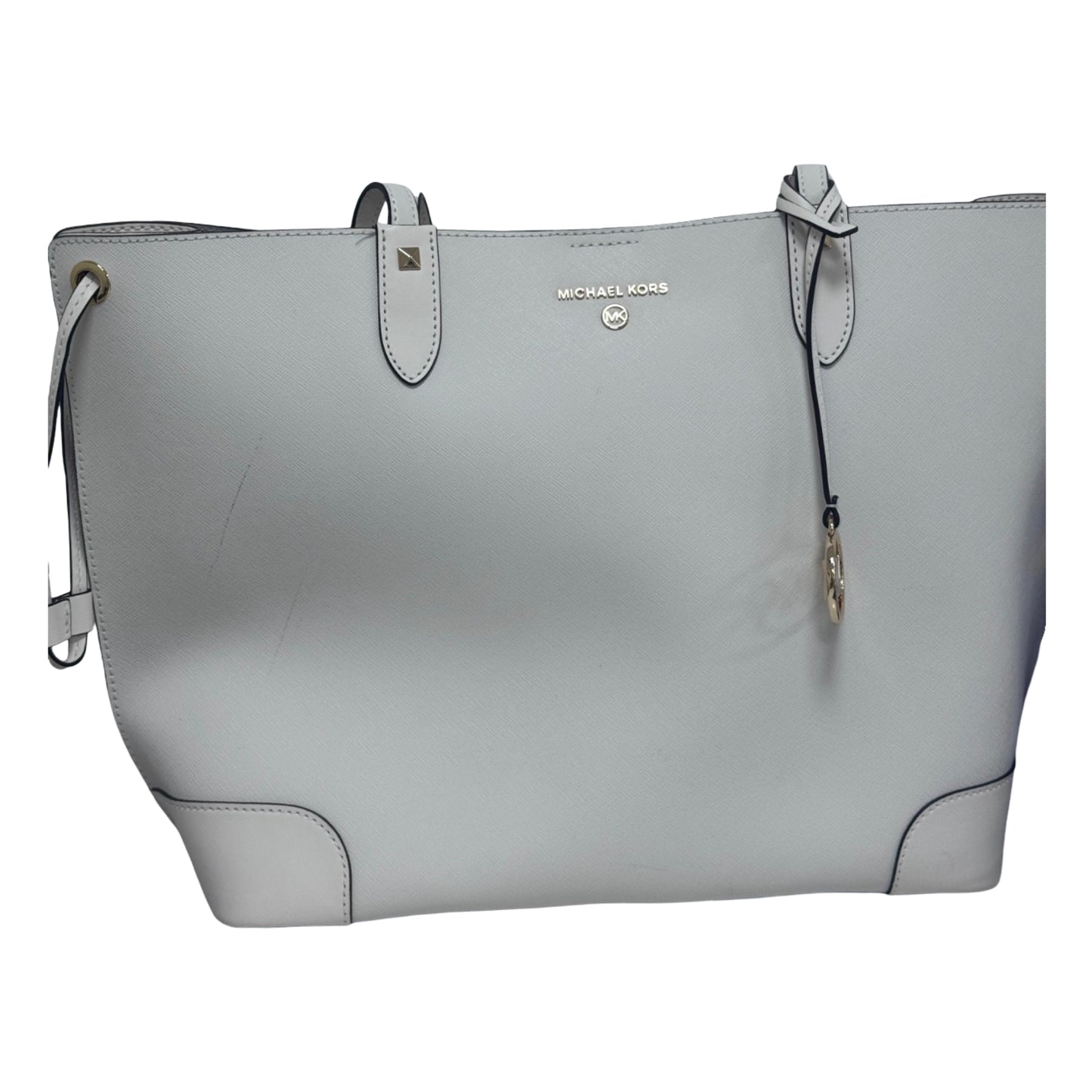 Michael Kors Edith Drawstring Travel Tote Shoulder Bag - Soft White
