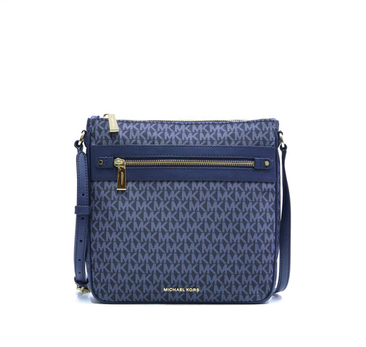 Michael Kors Jet Set Nylon Crossbody - Admiral Blue