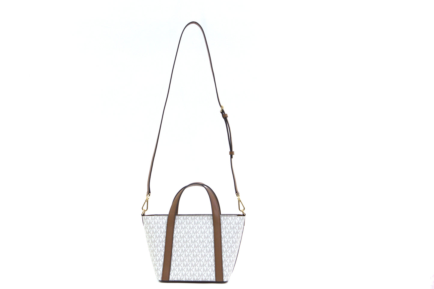 Michael Kors Pratt Small Tote Messenger - Vanilla