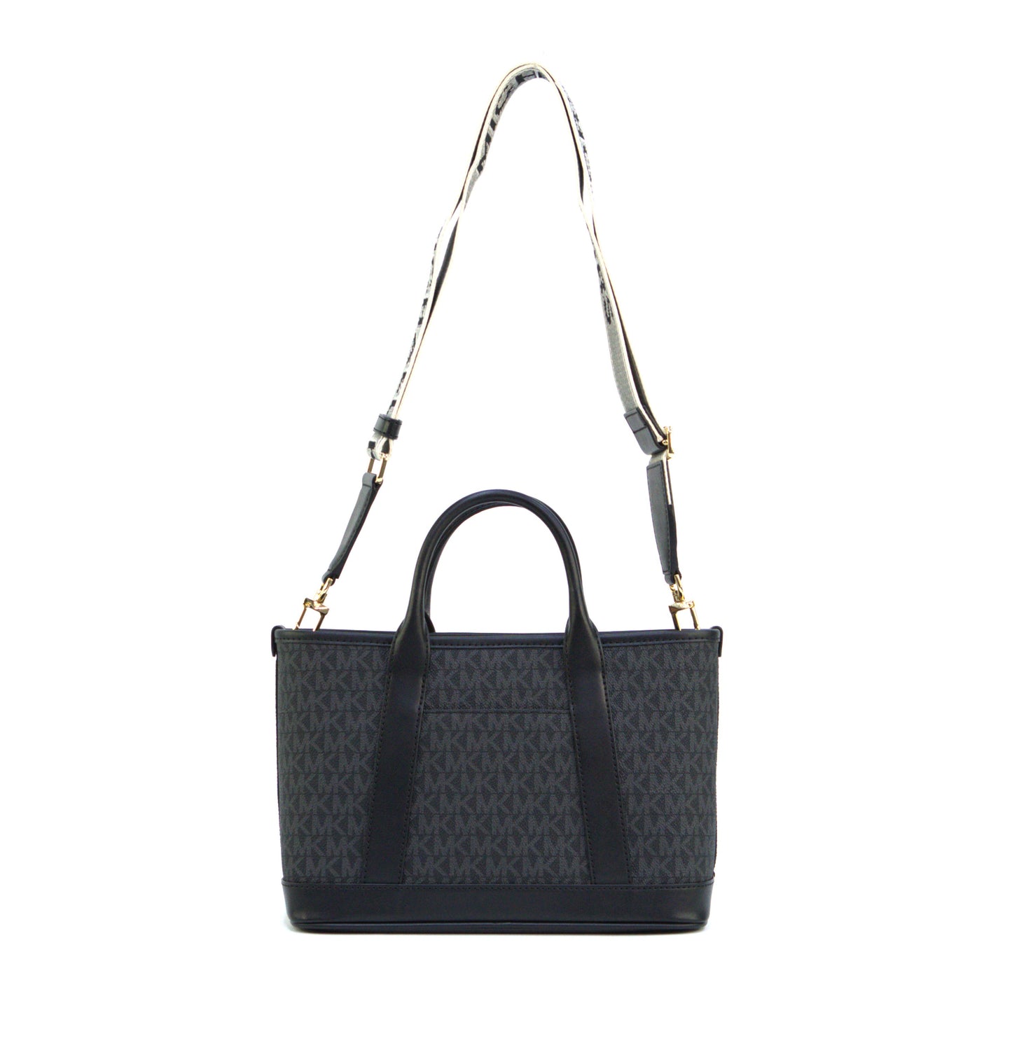 Michael Kors Luisa Small Signature Satchel - Black