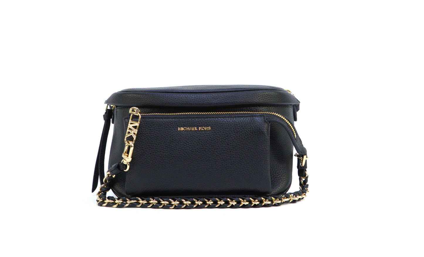 Michael Kors Slater Medium Pebbled Leather Sling Pack - Black